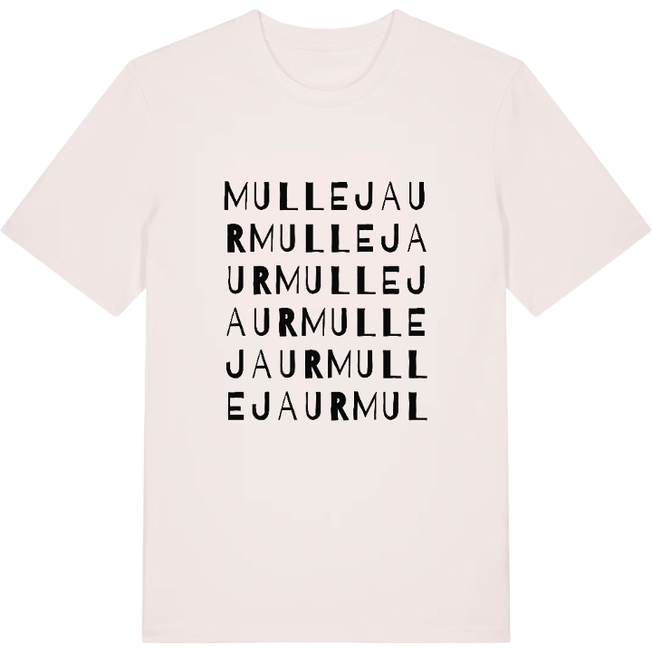 Mullejaur ordlek t-shirt – t-shirt från PinShirt