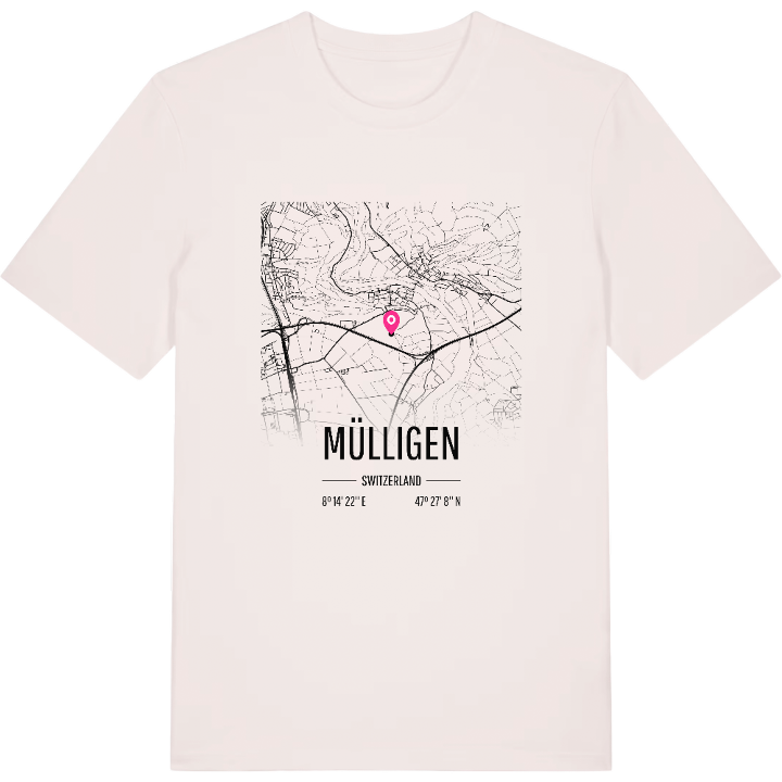 Mülligen karta t-shirt – t-shirt från PinShirt