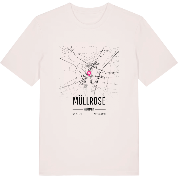 Müllrose karta t-shirt – t-shirt från PinShirt