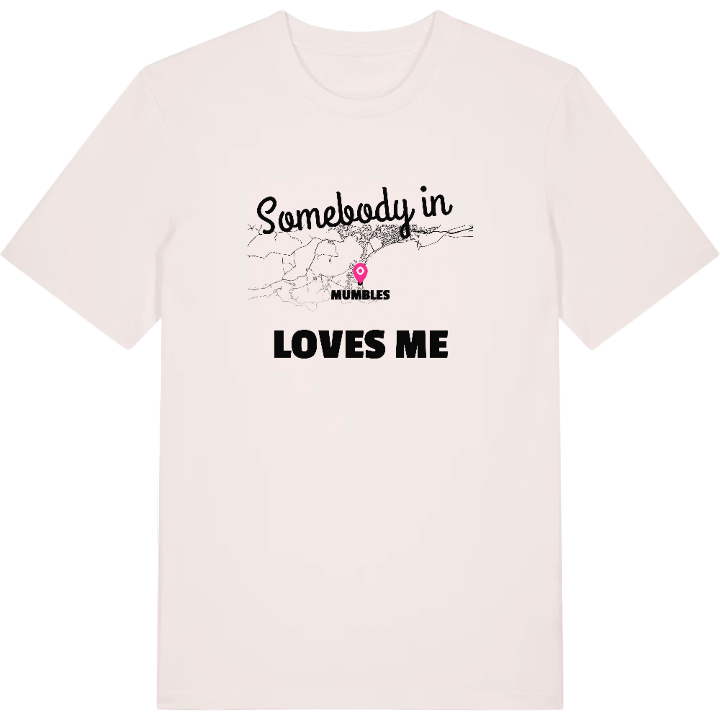 Någon i Mumbles älskar mig t-shirt – t-shirt från PinShirt