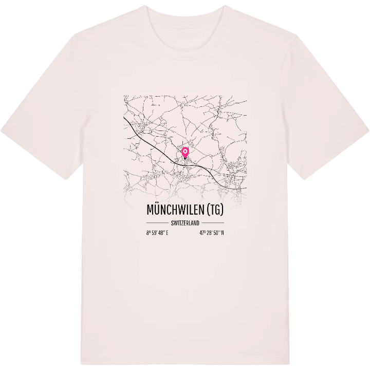 Münchwilen (TG) karta t-shirt – t-shirt från PinShirt
