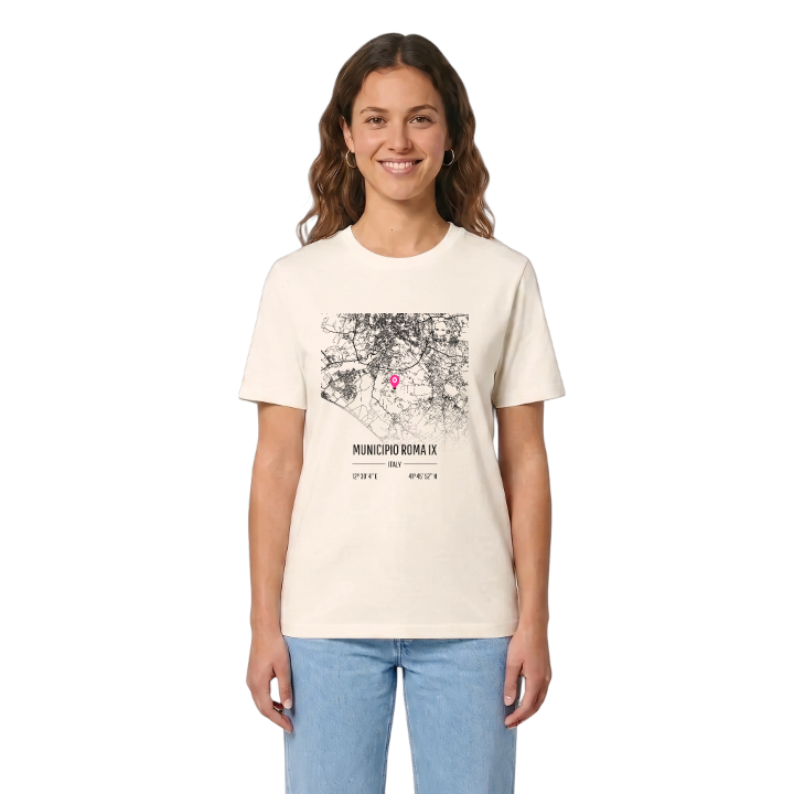 Municipio Roma IX karta t-shirt – t-shirt från PinShirt