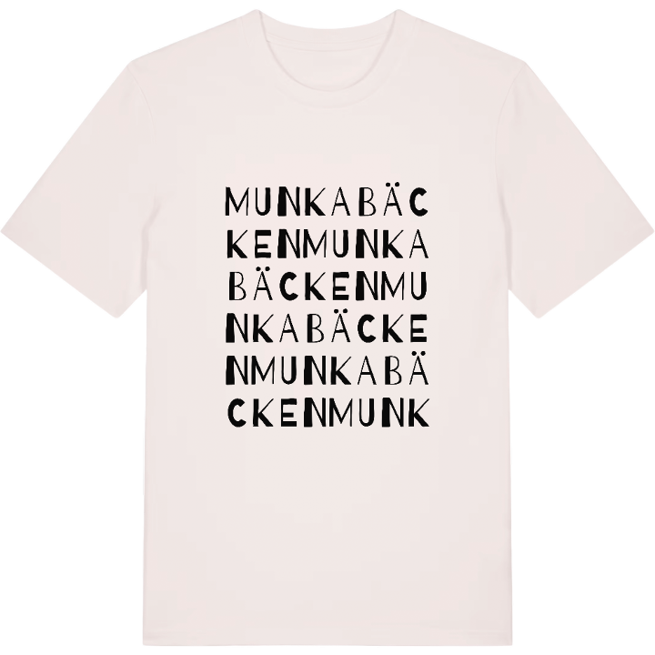 Munkabäcken ordlek t-shirt – t-shirt från PinShirt