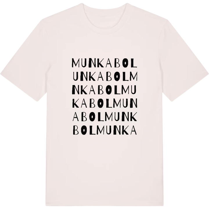 Munkabol ordlek t-shirt – t-shirt från PinShirt