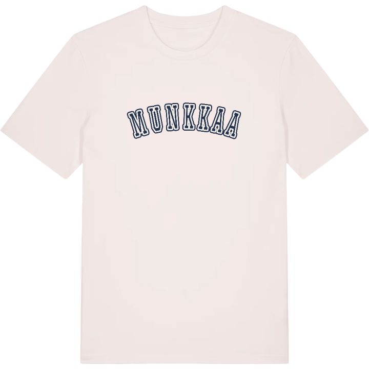 Munkkaa college t-shirt – t-shirt från PinShirt