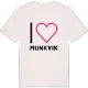 Jag älskar Munkvik t-shirt stort tryck