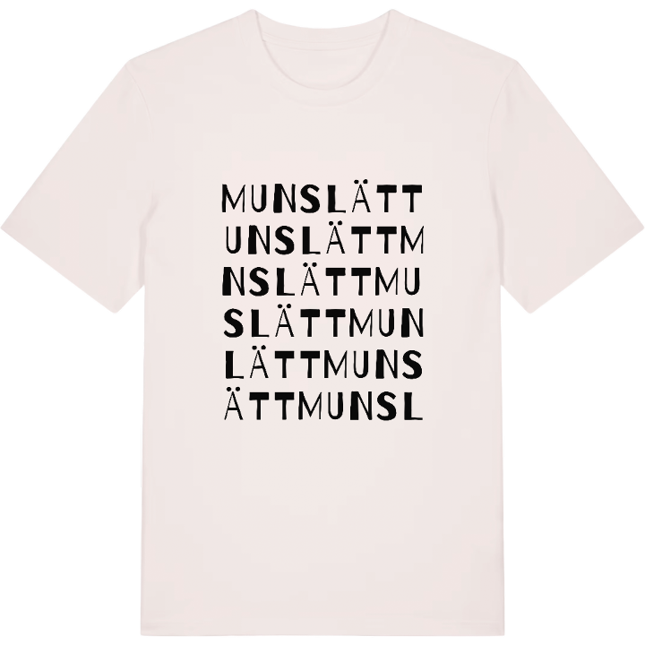 Munslätt ordlek t-shirt – t-shirt från PinShirt