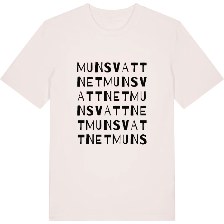 Munsvattnet ordlek t-shirt – t-shirt från PinShirt