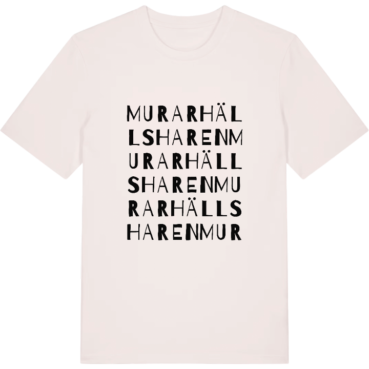 Murarhällsharen ordlek t-shirt – t-shirt från PinShirt