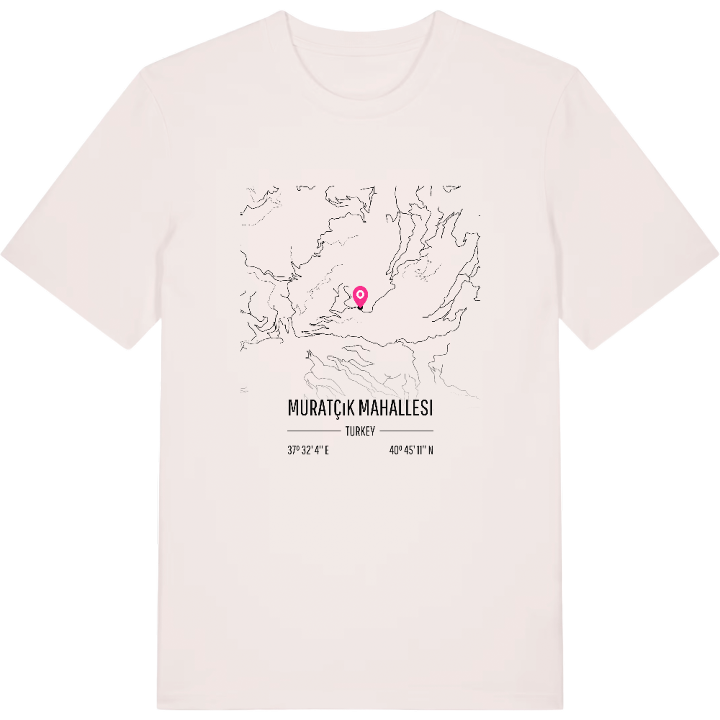 Muratçık Mahallesi karta t-shirt – t-shirt från PinShirt