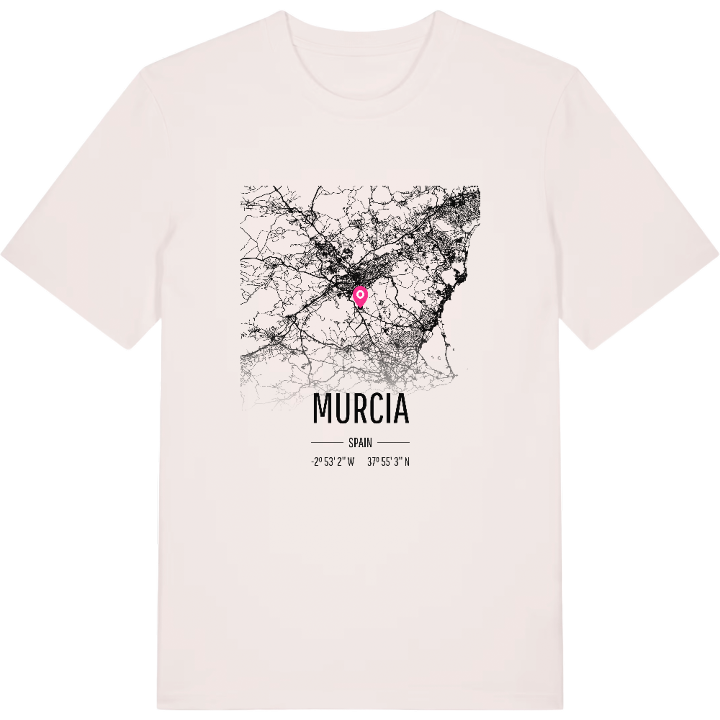 Murcia karta t-shirt – t-shirt från PinShirt