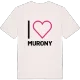 Jag älskar Murony t-shirt stort tryck
