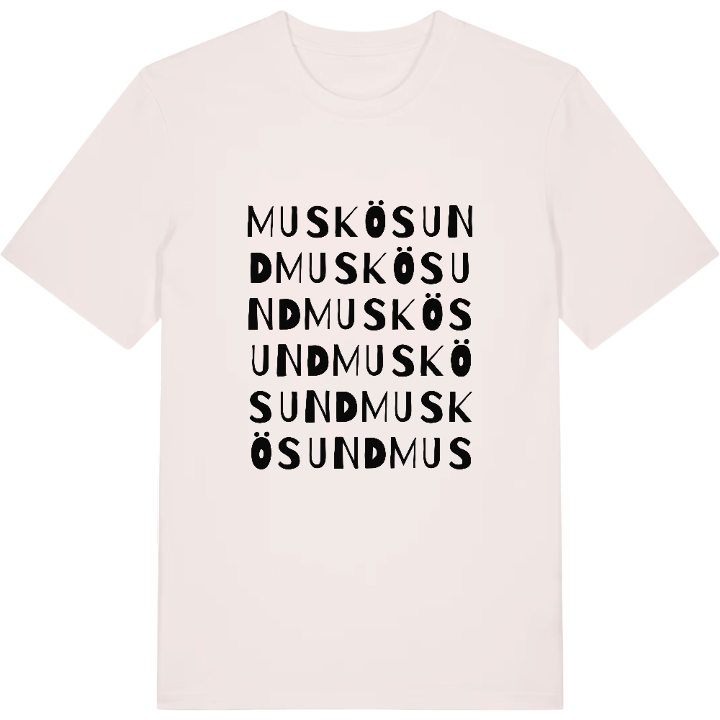 Muskösund ordlek t-shirt – t-shirt från PinShirt
