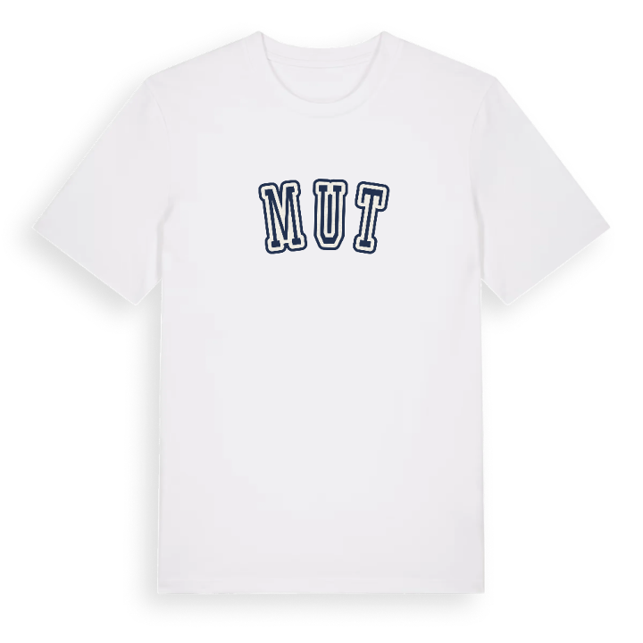 Mut college t-shirt – t-shirt från PinShirt