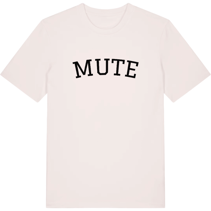Mute böjd t-shirt – t-shirt från PinShirt