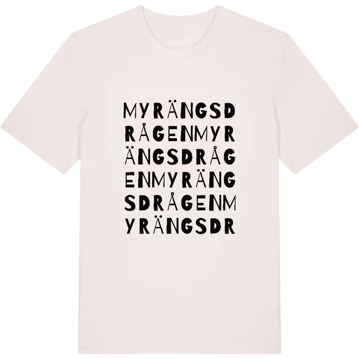 Myrängsdrågen ordlek t-shirt – t-shirt från PinShirt