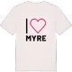 Jag älskar Myre t-shirt stort tryck
