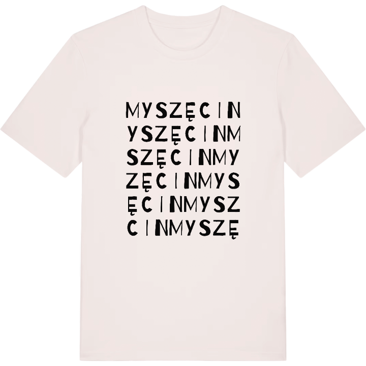 Myszęcin ordlek t-shirt – t-shirt från PinShirt
