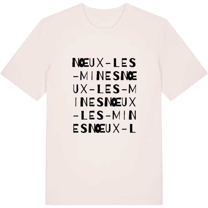 Nœux-les-Mines ordlek t-shirt – t-shirt från PinShirt