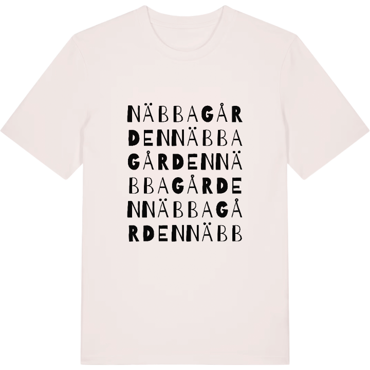 Näbbagården ordlek t-shirt – t-shirt från PinShirt