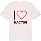 Jag älskar Nacton t-shirt stort tryck
