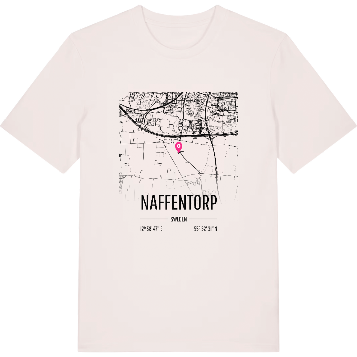 Naffentorp karta t-shirt – t-shirt från PinShirt