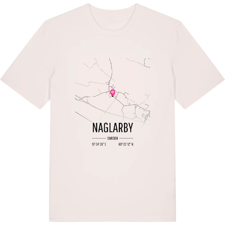 Naglarby karta t-shirt – t-shirt från PinShirt