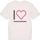 Jag älskar Nämndemansgården t-shirt stort tryck