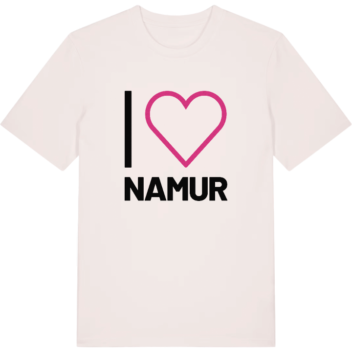 Jag älskar Namur t-shirt stort tryck – t-shirt från PinShirt