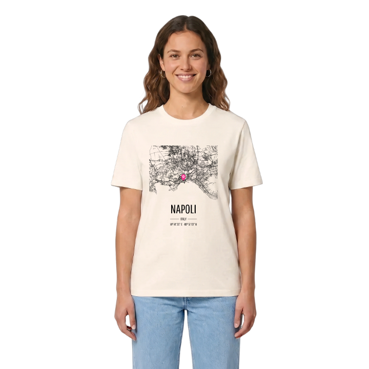 Napoli karta t-shirt – t-shirt från PinShirt