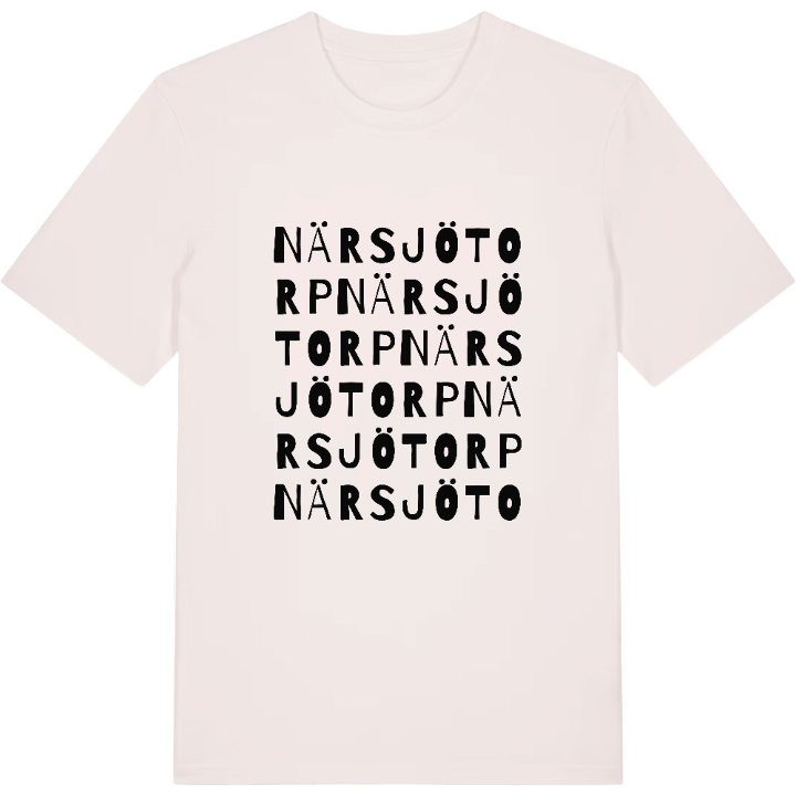 Närsjötorp ordlek t-shirt – t-shirt från PinShirt