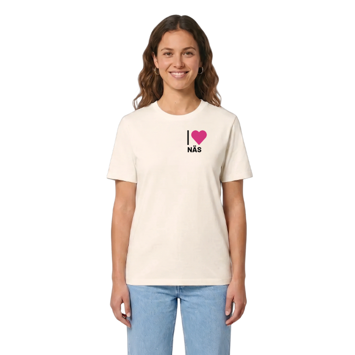 Jag älskar Näs t-shirt litet tryck – t-shirt från PinShirt