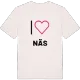 Jag älskar Näs t-shirt stort tryck