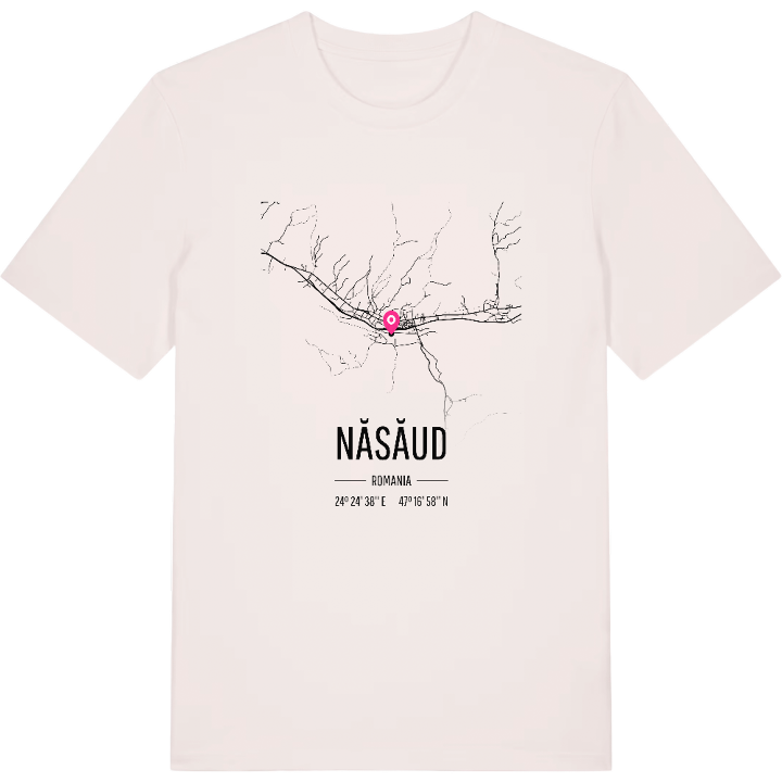Năsăud karta t-shirt – t-shirt från PinShirt
