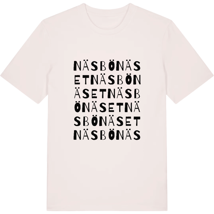 Näsbönäset ordlek t-shirt – t-shirt från PinShirt