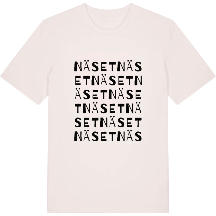 Näset ordlek t-shirt – t-shirt från PinShirt