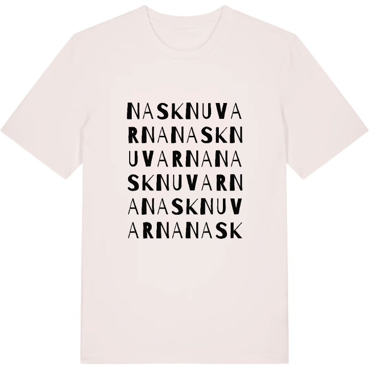 Nasknuvarna ordlek t-shirt – t-shirt från PinShirt