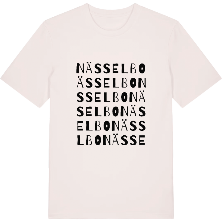 Nässelbo ordlek t-shirt – t-shirt från PinShirt