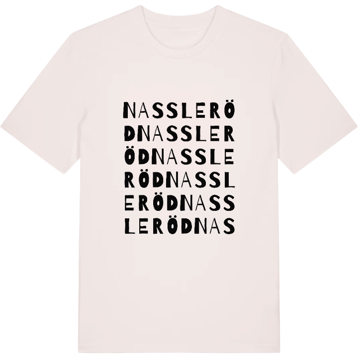 Nassleröd ordlek t-shirt – t-shirt från PinShirt
