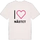 Jag älskar Nästet t-shirt stort tryck