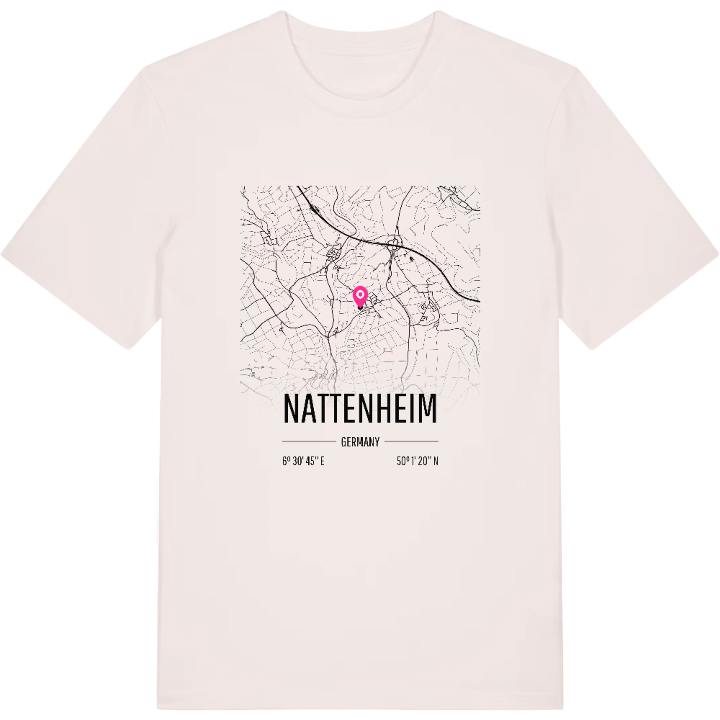 Nattenheim karta t-shirt – t-shirt från PinShirt