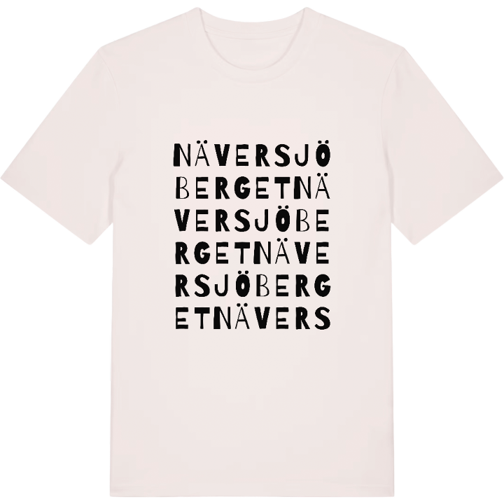 Näversjöberget ordlek t-shirt – t-shirt från PinShirt