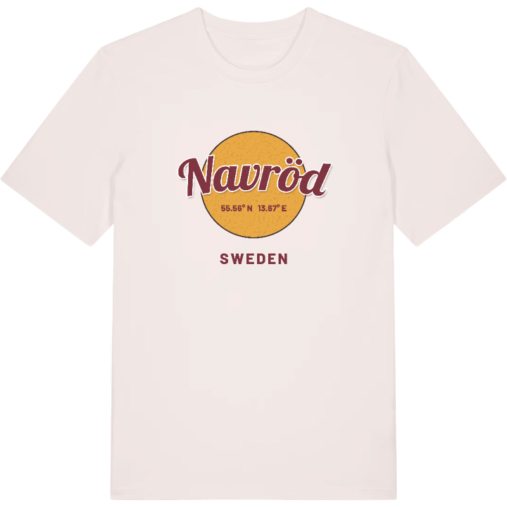 Navröd cirkel t-shirt – t-shirt från PinShirt
