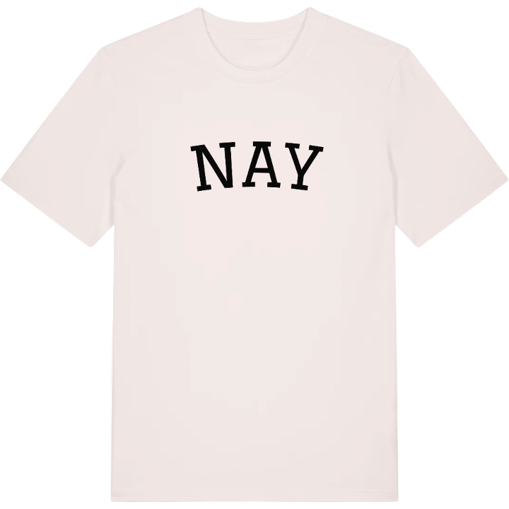 Nay böjd t-shirt – t-shirt från PinShirt