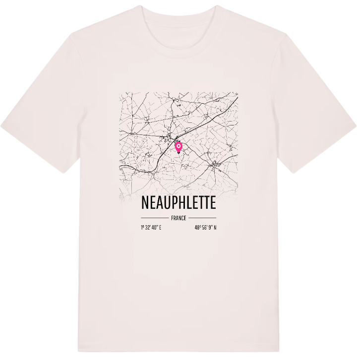 Neauphlette karta t-shirt – t-shirt från PinShirt