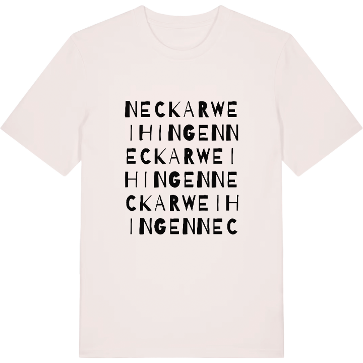 Neckarweihingen ordlek t-shirt – t-shirt från PinShirt