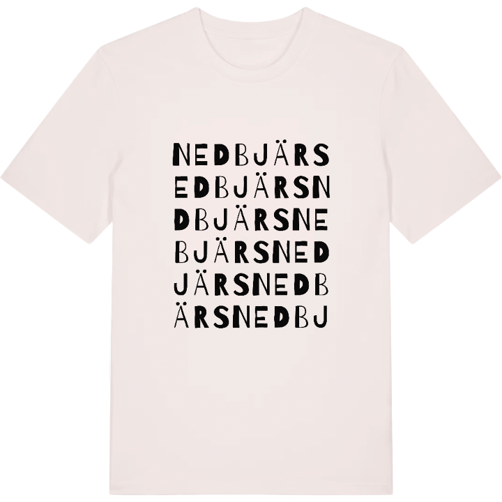 Nedbjärs ordlek t-shirt – t-shirt från PinShirt