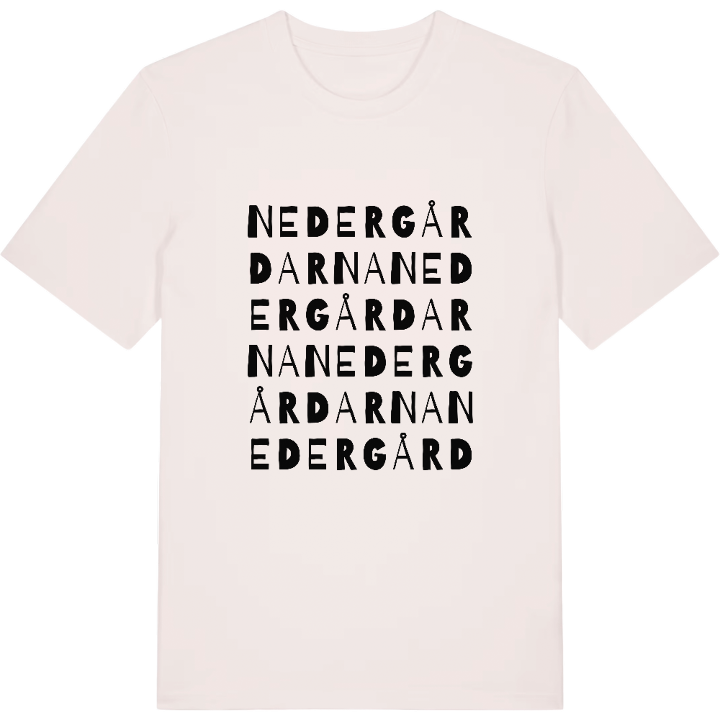 Nedergårdarna ordlek t-shirt – t-shirt från PinShirt