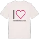 Jag älskar Nederhögens station t-shirt stort tryck