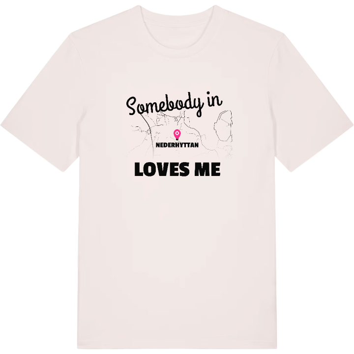 Någon i Nederhyttan älskar mig t-shirt – t-shirt från PinShirt